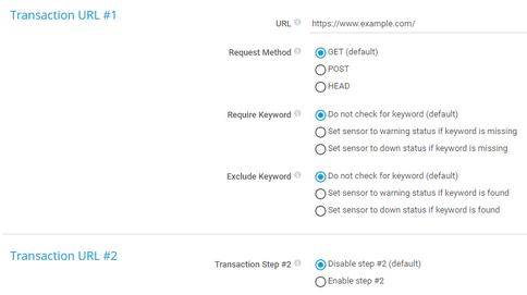 Transaction URL #x